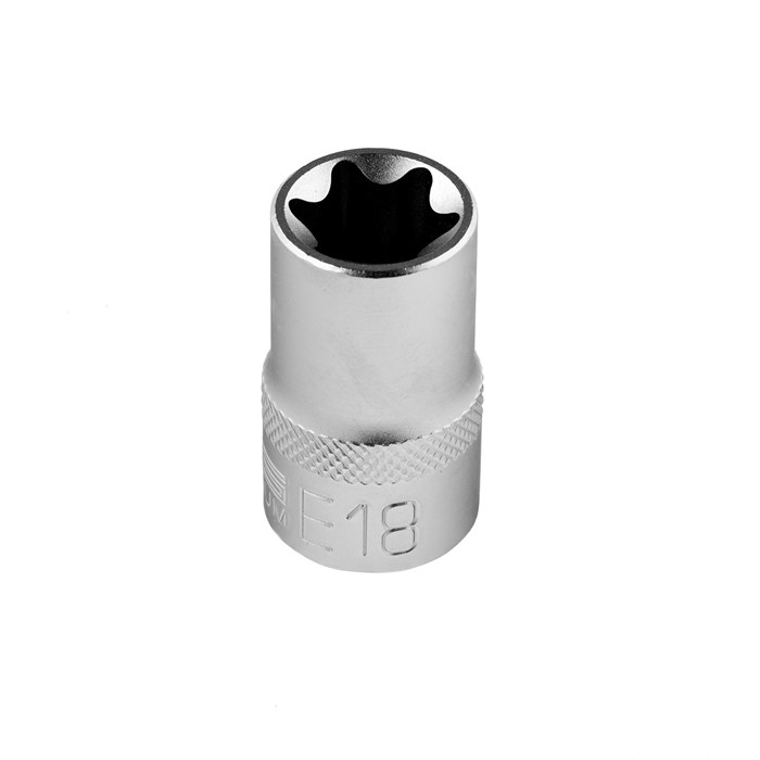 Головка торцевая 1/2, Е18, CrV Stels 14777