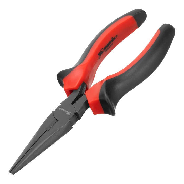 Длинногубцы прямые Black Nickel, 160 мм, двухкомпонентные рукоятки Matrix 14862