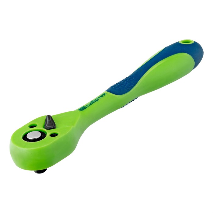 Ключ-трещотка 1/4", CrV, 72 зуба, с быстрым сбросом Сибртех 15363