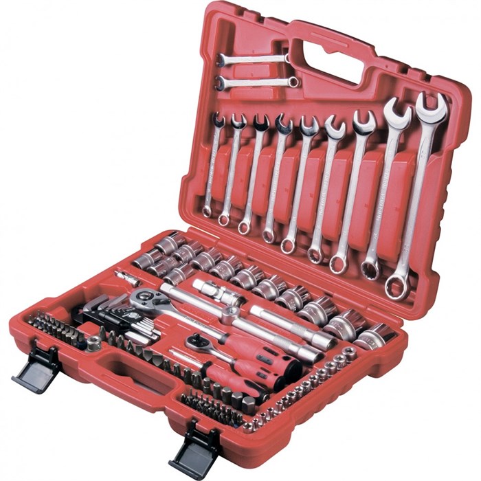 Набор инструментов, 1/4", 1/2" и 5/16", 112 предметов Matrix 15511