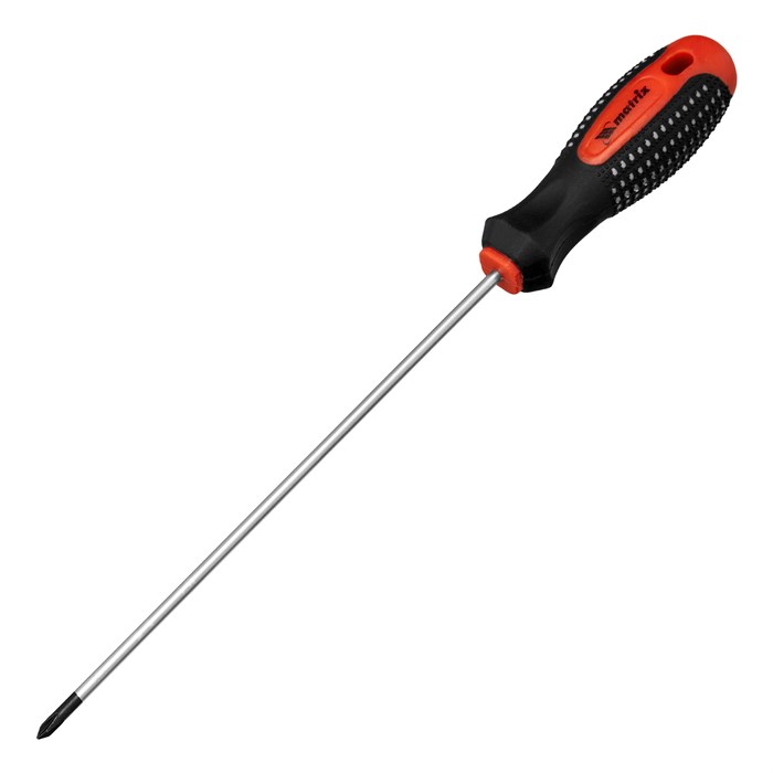 Отвертка Fusion, PH0 х 150 мм, CrV, трехкомпонентная рукоятка "Anti slip" Matrix 15700