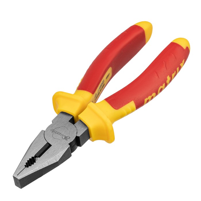 Плоскогубцы комбинированные, Insulated, 160 мм, двухкомпонентные рукоятки Matrix Professional 15873