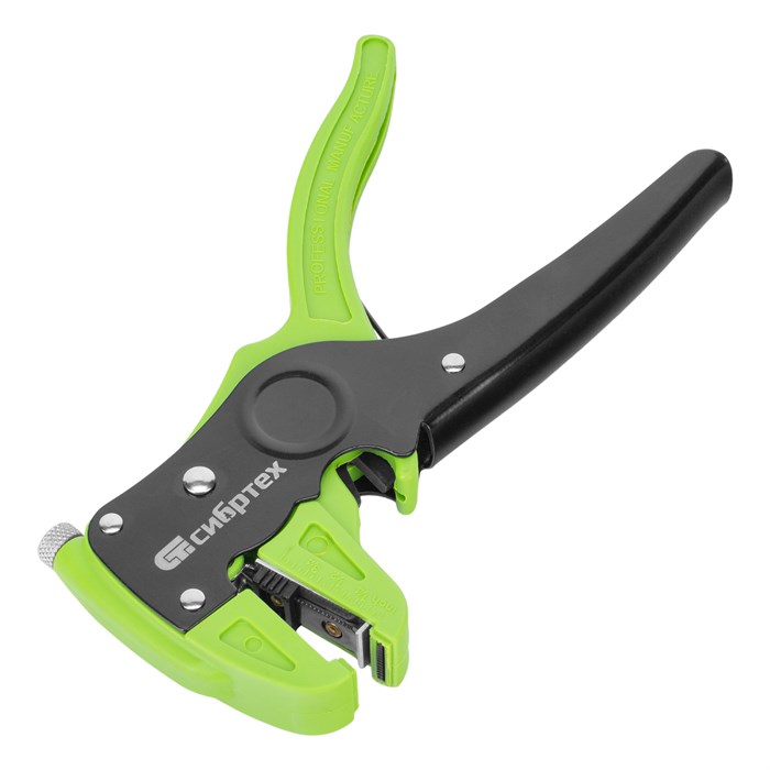 Щипцы для зачистки электропроводов, сечением: 0.2-3.5 мм2, функция обрезания проводов Сибртех 16102
