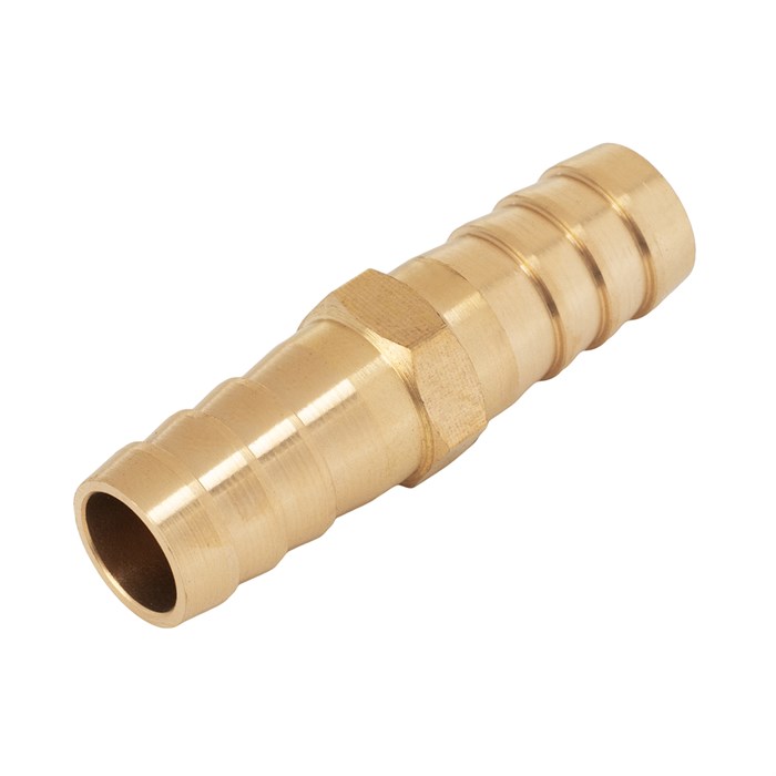 Соединитель для шланга 1/2", латунный Palisad 18306