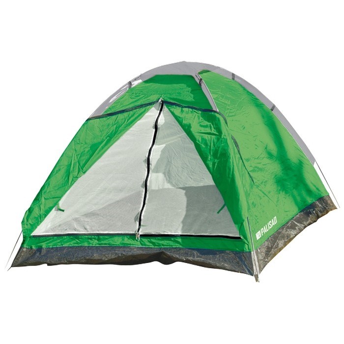 Палатка однослойная двух местная, 200 х 140 х 115 см, Camping Palisad 19394