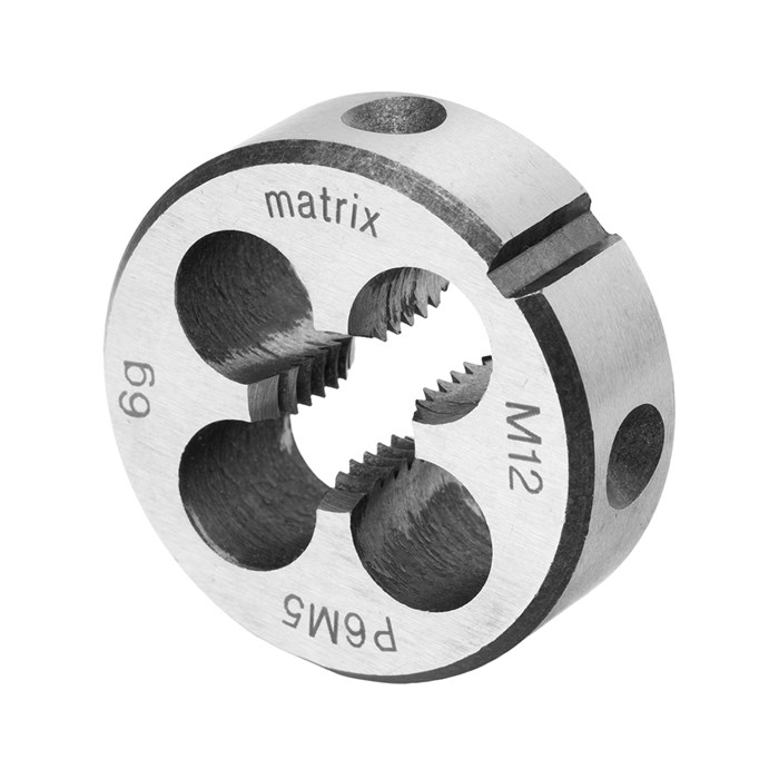 Плашка М12 х 1.75 мм, Р6М5 Matrix 20806