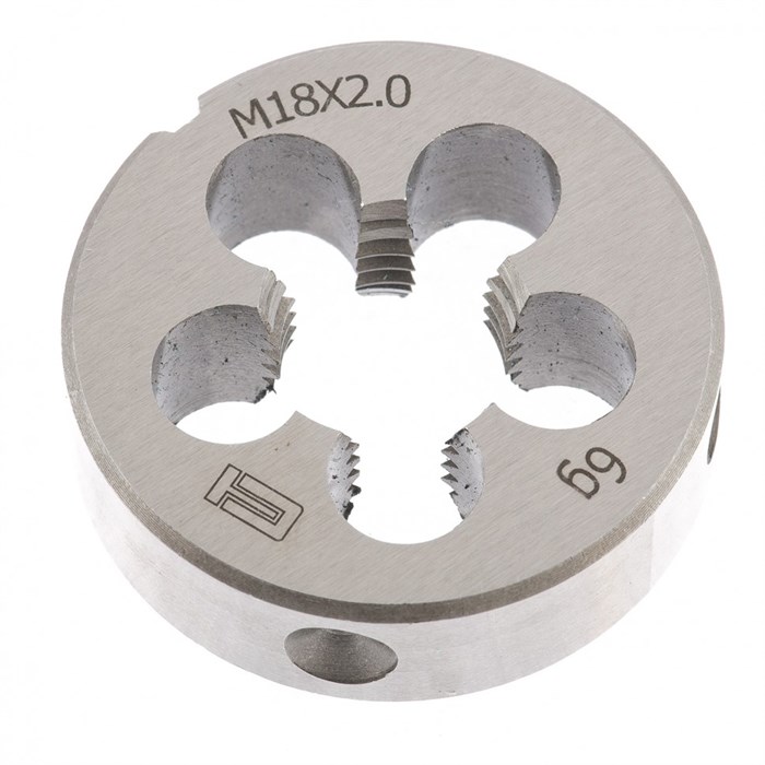 Плашка М18 х 2 мм Сибртех 20808
