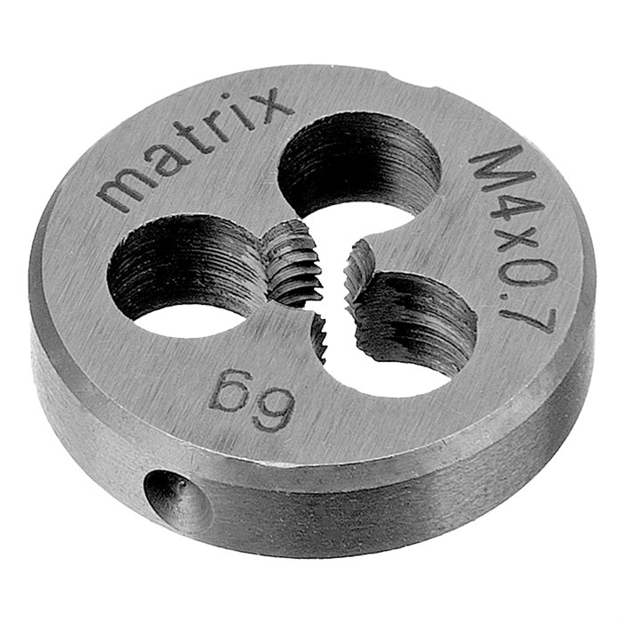 Плашка М4 х 0.7 мм, Р6М5 Matrix 20812