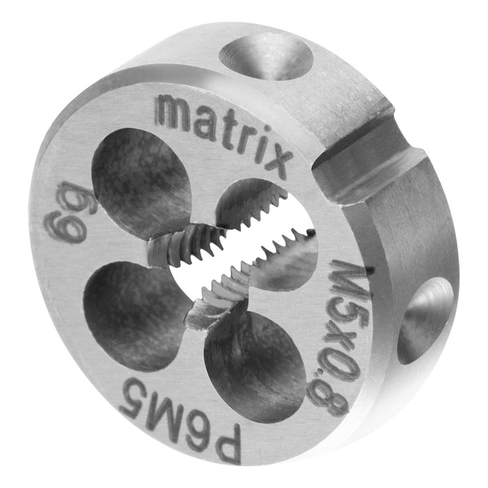 Плашка М5 х 0.8 мм, Р6М5 Matrix 20815