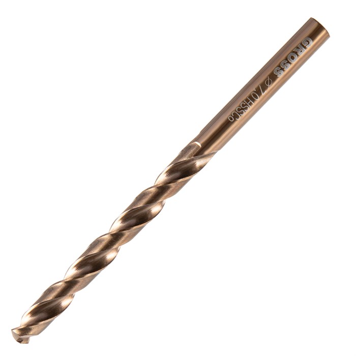 Сверло спиральное по металлу, 7 мм, HSS-Co Gross 21215