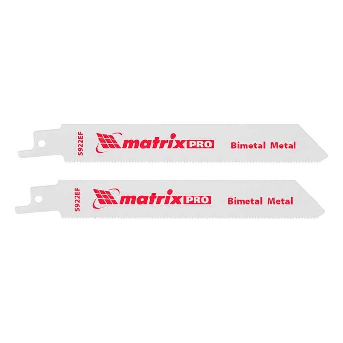 Полотна по металлу для сабельной пилы S922EF 125/1.4 мм, Bimetal, 2 шт, Pro Matrix 22291