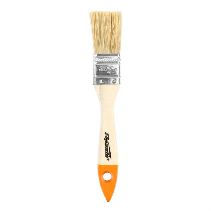 Кисть плоская Slimline 1" (25 мм) натуральная щетина, деревянная ручка Sparta 22845