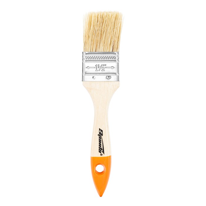 Кисть плоская Slimline 1.5" (38 мм) натуральная щетина, деревянная ручка Sparta 22846