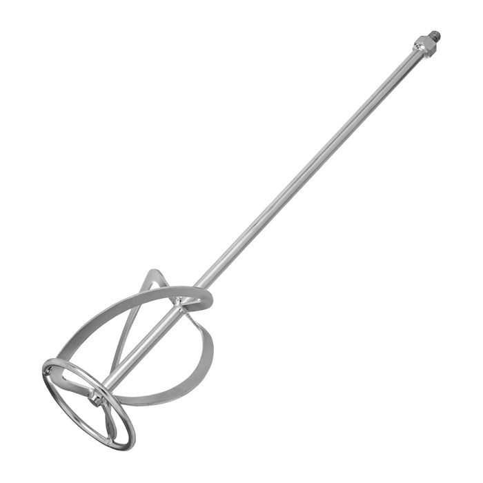 Насадка для миксера, для тяжелых растворов, 120 х 590 мм, оцинкованная, хвостовик резьба М14 Сибртех 23637