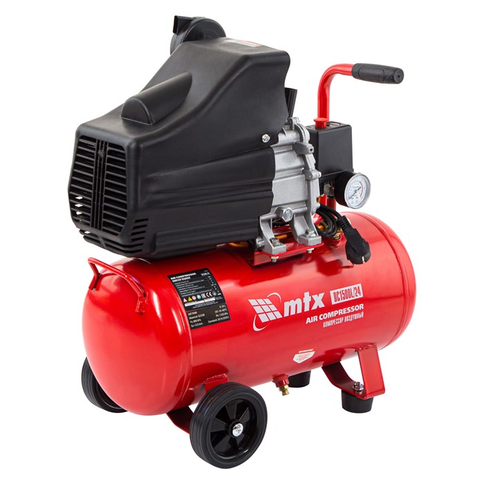 Компрессор воздушный DC1500L/24, 1,5 кВт, 24 л, 210 л/мин MTX 24740