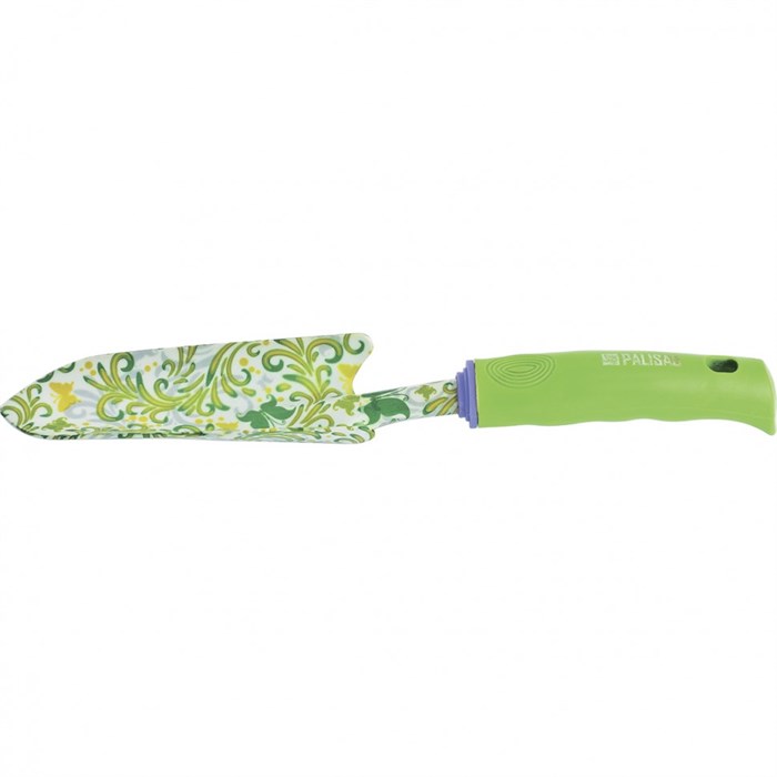 Совок посадочный узкий, 55 х 320 мм, стальной, пластиковая рукоятка, Flower Green, Palisad 27443