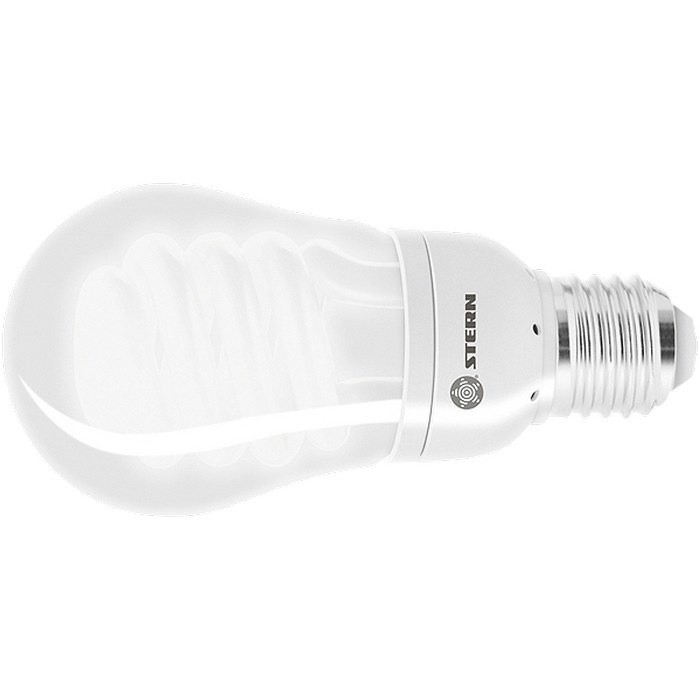 Лампа компактная люминесцентная, колба, 11 W, 2700K, E27, 8000ч Stern 27675