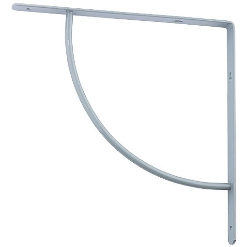 Кронштейн арочный, выгнутый, 150 х 150 х 20 мм, серый Сибртех 27736