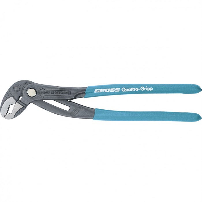 Клещи переставные Quattro-Gripp 260 мм, быстрозажимной механизм Gross 27876