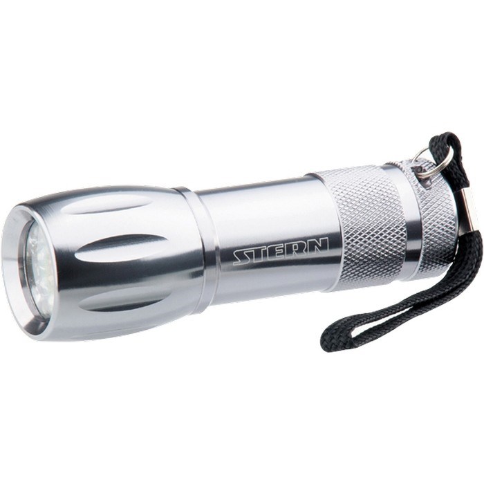 Фонарик светодиодный, алюминиевый корпус, влагозащищенный, 9 Led, 3 х ААА Stern 29503