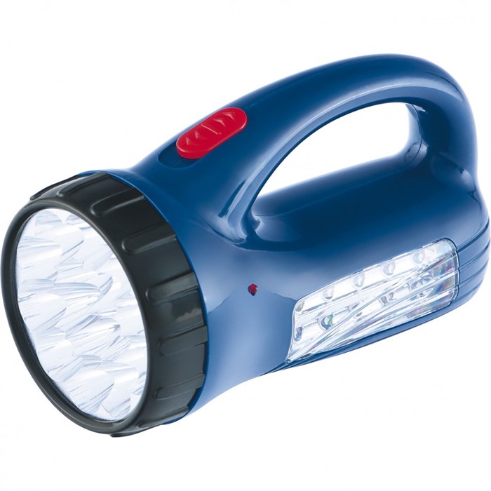 Фонарь поисковый с подзарядкой от розетки 220 В, 15+10Led, батарея 800 мАч Stern 29515