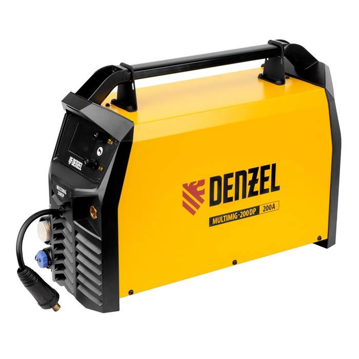 Аппарат инвертор. полуавтомат. сварки MultiMIG-200DP Synergy Double Pulse, 200 А, ПВ 80% Denzel 32360