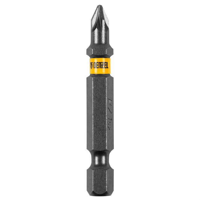 Бита PZ1х50, сталь S2, шестигранный профиль, 10 шт. Е 6,3 Denzel 32802