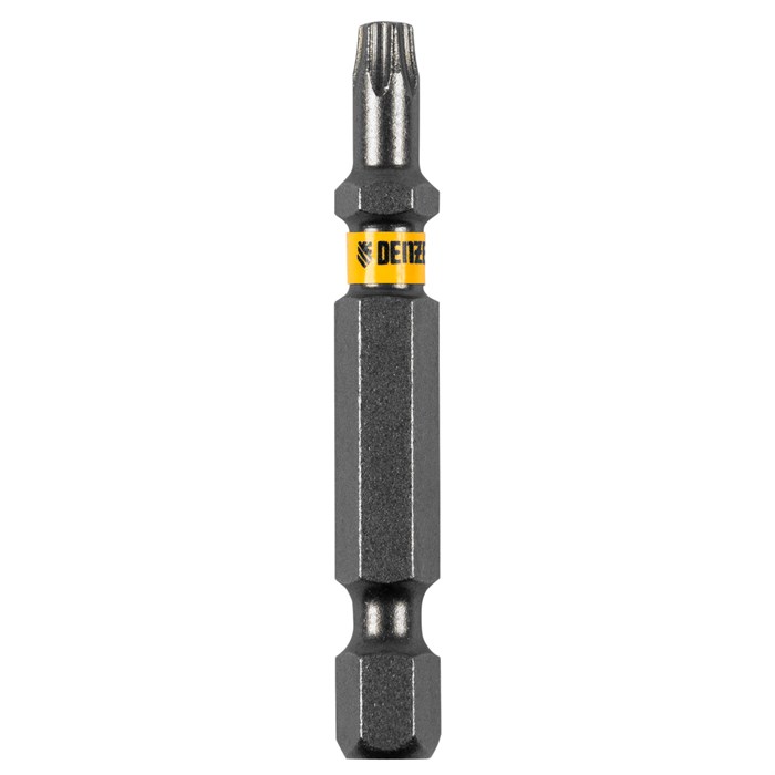 Бита TX 20х50, сталь S2, шестигранный профиль, 10 шт. Е 6,3 Denzel 32822