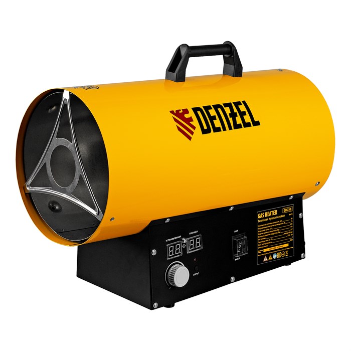 Газовая тепловая пушка GHG-30i, 30 кВт, цифровой термостат, пропан-бутан Denzel 35321