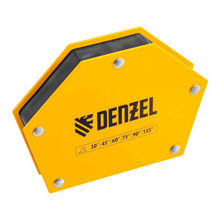 Фиксатор магнитный для сварочных работ усилие 75 LB, 30х45х60х75х90х135 град. Denzel 35336