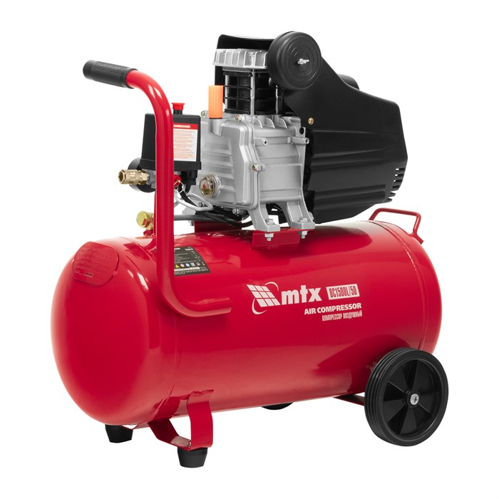 Компрессор воздушный DC1500L/50, 1,5 кВт, 50 л, 210 л/мин MTX 35547