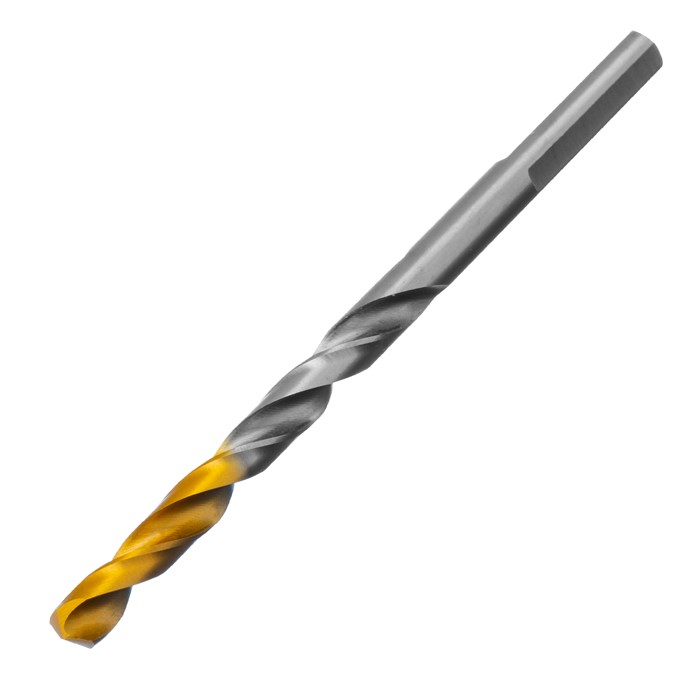 Сверло спиральное по металлу 5 x 86 мм, Р6М5, Golden Tip  Denzel 37110