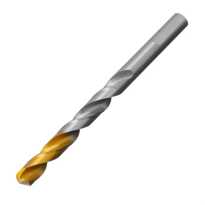 Сверло спиральное по металлу 8,5 x 117 мм, Р6М5, Golden Tip  Denzel 37117