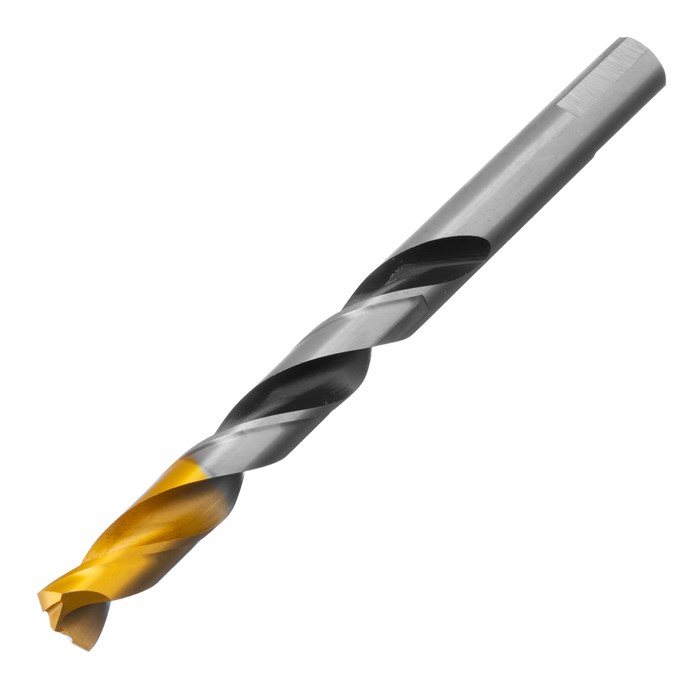 Сверло спиральное по металлу 12 x 151мм, Р6М5, Golden Tip, многогранная заточка Denzel 37158