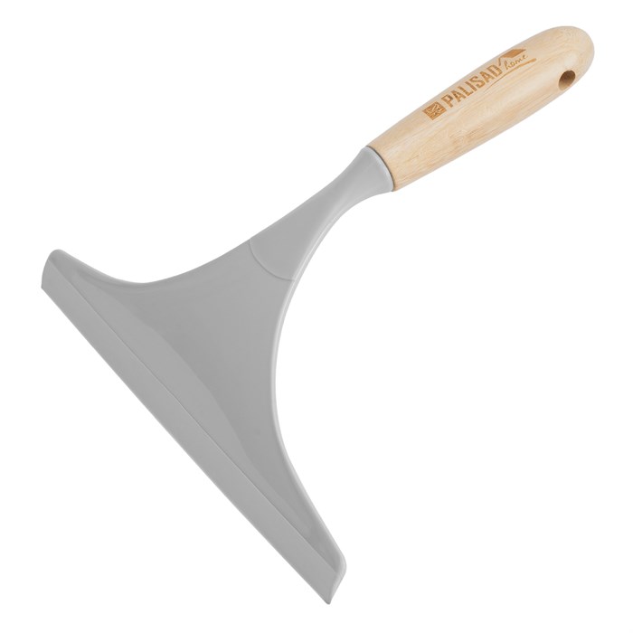 Водосгон оконный 235х230 мм, бамбуковая рукоятка, Home Palisad 38186
