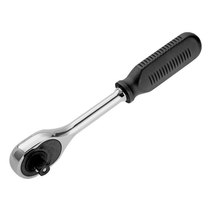 Ключ-трещотка 1/2", 45 зубьев, с быстрым сбросом, CrV, хром Сибртех 38274