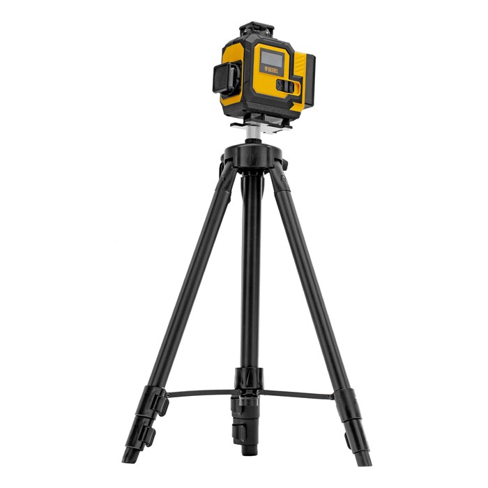 Лазерный уровень мультипризменный DLV 360-4T, 30 м, зеленый луч, Li-Ion 2,4 Aч, штатив// Denzel 39131