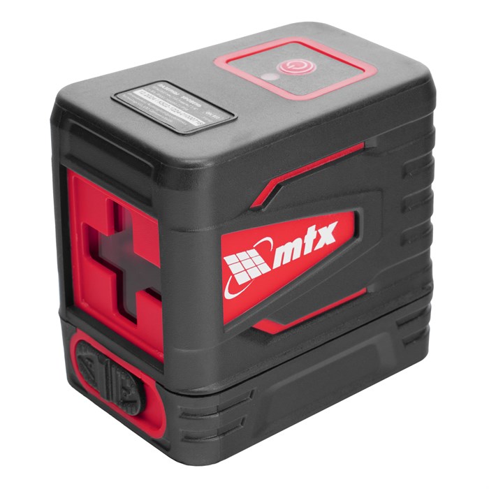 Лазерный уровень QBC RED Basic SET, 10 м, красный луч, батарейки, резьба 1/4" MTX 39139