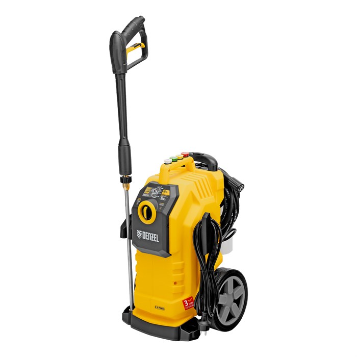 Моечная машина высокого давления K 70 Power, 2500 Вт, 180 бар, 600 л/ч, асинх. двиг.// Denzel 39313