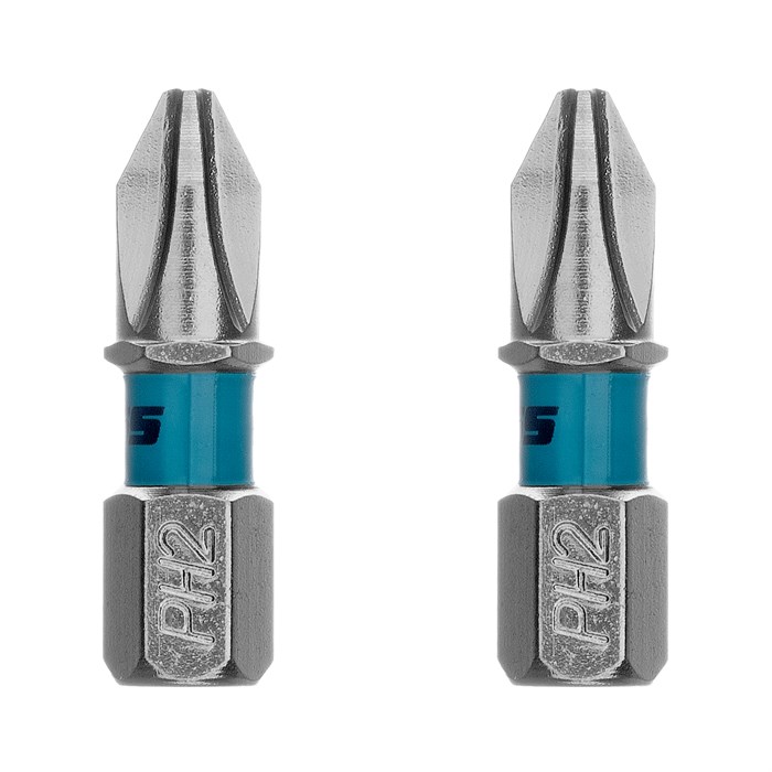 Бита PH2х25мм, сталь S2, шестигр., 2 шт. Gross 40384