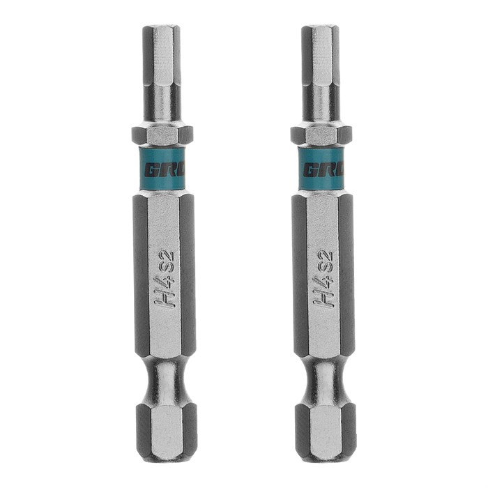 Бита HEX 4х50мм, сталь S2, шестигр., 2 шт. Gross 40389