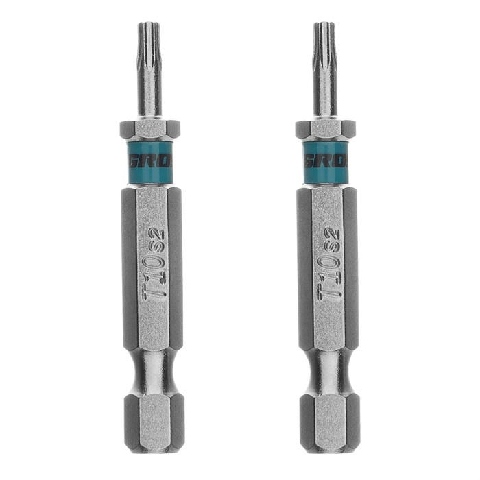 Бита Torx 10х50мм, сталь S2, шестигр., 2 шт. Gross 40390