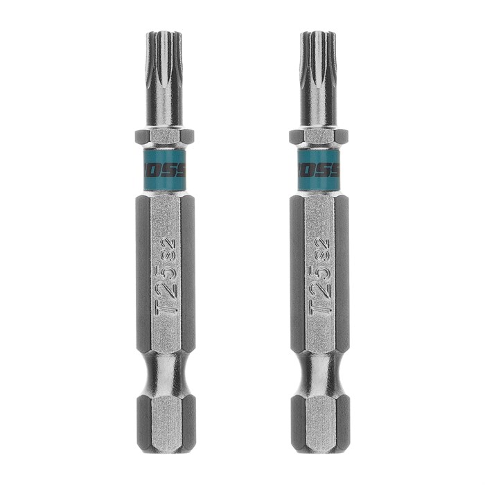 Бита Torx 25х50мм, сталь S2, шестигр., 2 шт. Gross 40394