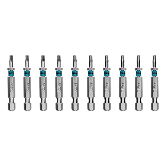 Бита Torx 15х50мм, сталь S2, шестигр., 10 шт. Gross 40490