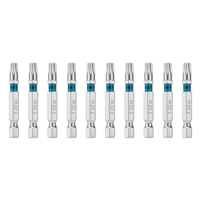 Бита Torx 30х50мм, сталь S2, шестигр., 10 шт. Gross 40643