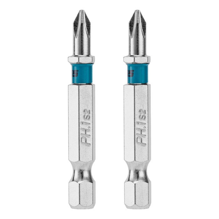 Бита PH1х50мм, сталь S2, шестигр., 2 шт. Gross 41499