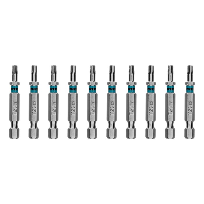 Бита Torx 20х50мм, сталь S2, шестигр., 10 шт. Gross 41503