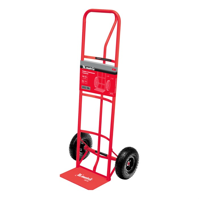 Тележка 2-х колесная, для баллонов, грузоподъемность 150кг, платформа 350х235 Matrix 41874