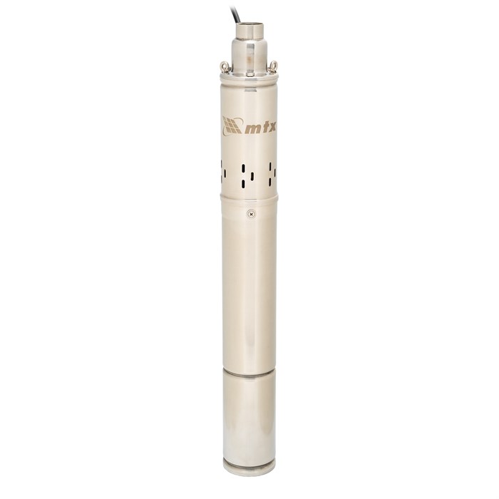 Скважинный насос DW-3-65S, винтовой, диаметр 3", 700 Вт, напор 65 м, 1800 л/ч MTX 43211