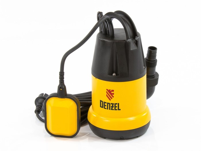 Дренажный насос DP-250, 250 Вт, подъем 6 м, 6000 л/ч Denzel 43698